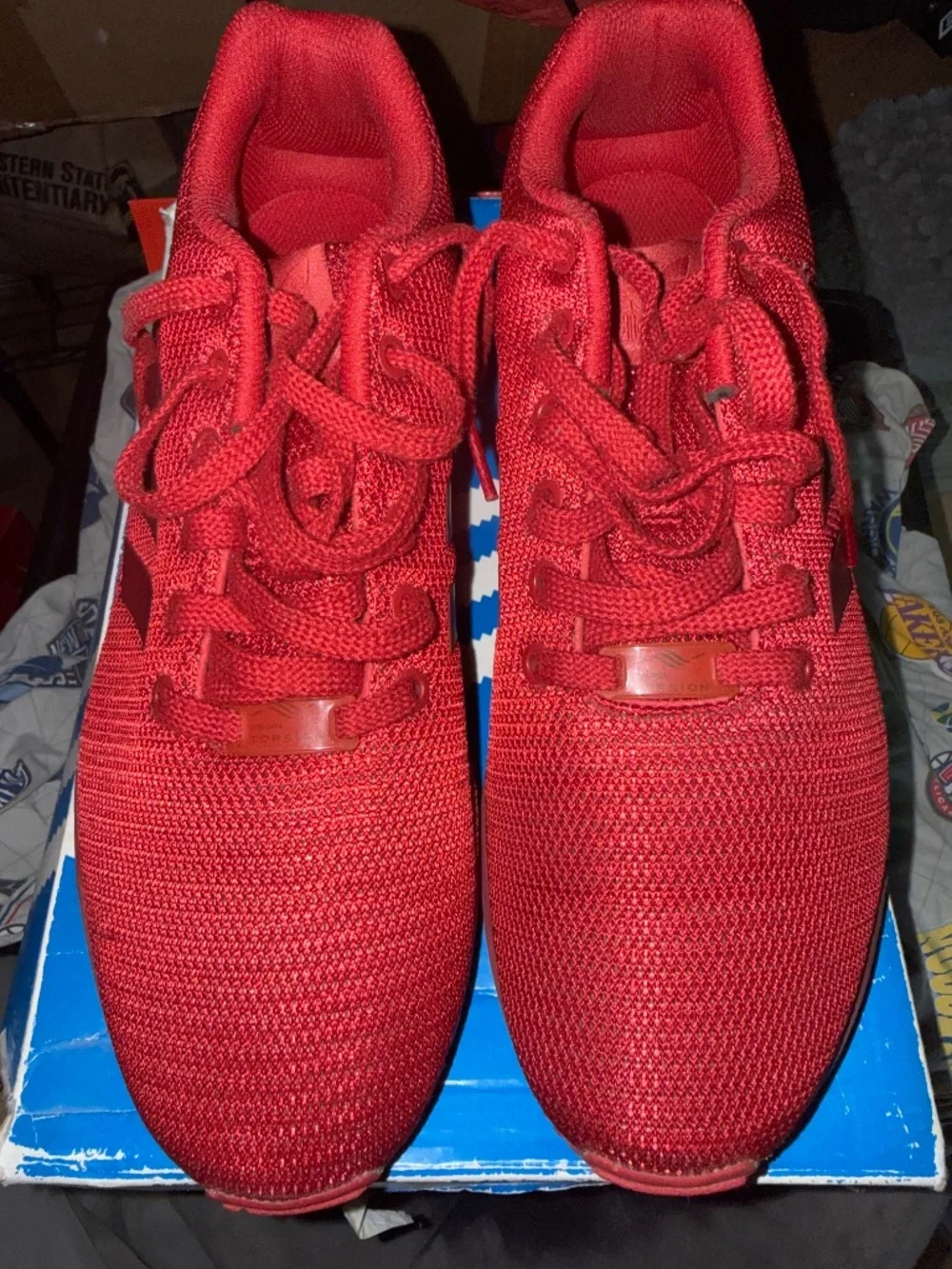Red Adidas ZX FLUX